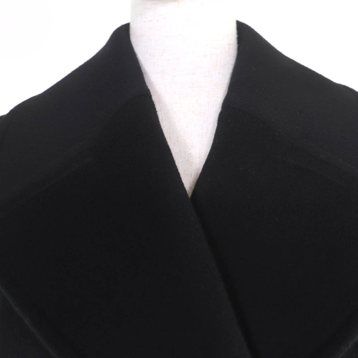 美品☆Alexander McQueen アレキサンダーマックイーン 2023年製 775502 ウール ダブルブレスト コート ブラック 38 正規品 レディース