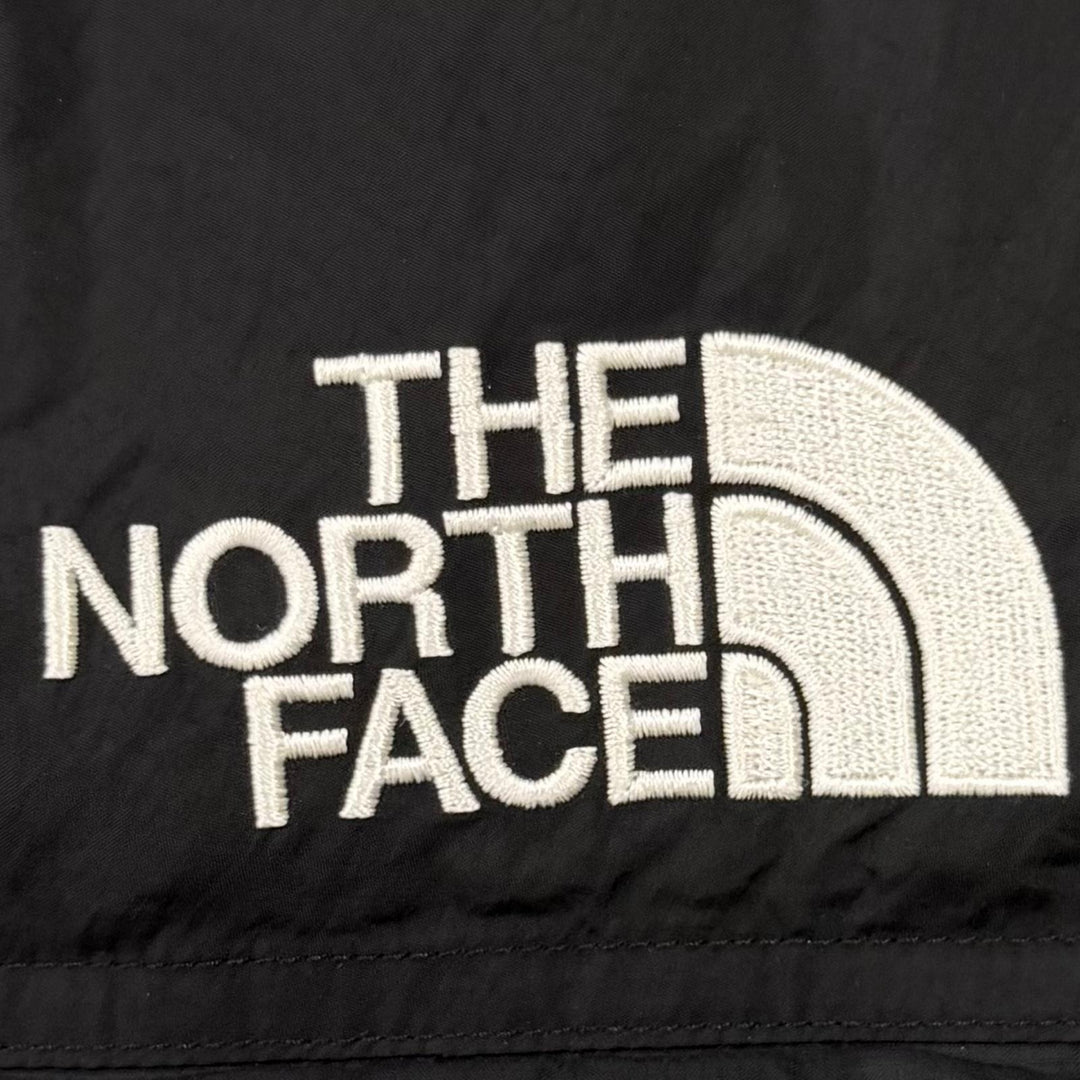 極美品▼THE NORTH FACE ザ・ノースフェイス ND92331 Nuptse Hoodie ロゴ刺繍 フーデッド ダウンジャケット ブラック L 正規品 メンズ