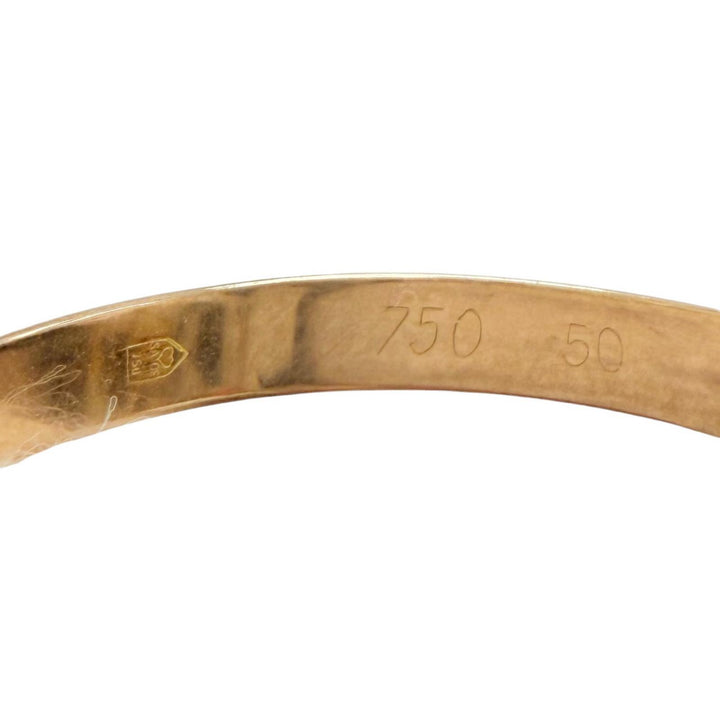 美品△Cartier カルティエ O1403B トリニティ 5連 リング 指輪 750(YG×PG×WG) 50 （実寸JP16号相当）ゴールド 重量8.26g レディース