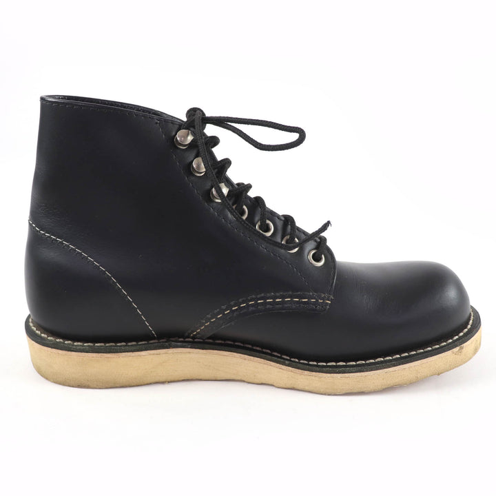 美品☆RED WING レッドウィング 8165 アイリッシュセッター 犬タグ クラシック プレーントゥ レザー ショートブーツ 23.5cm レディース