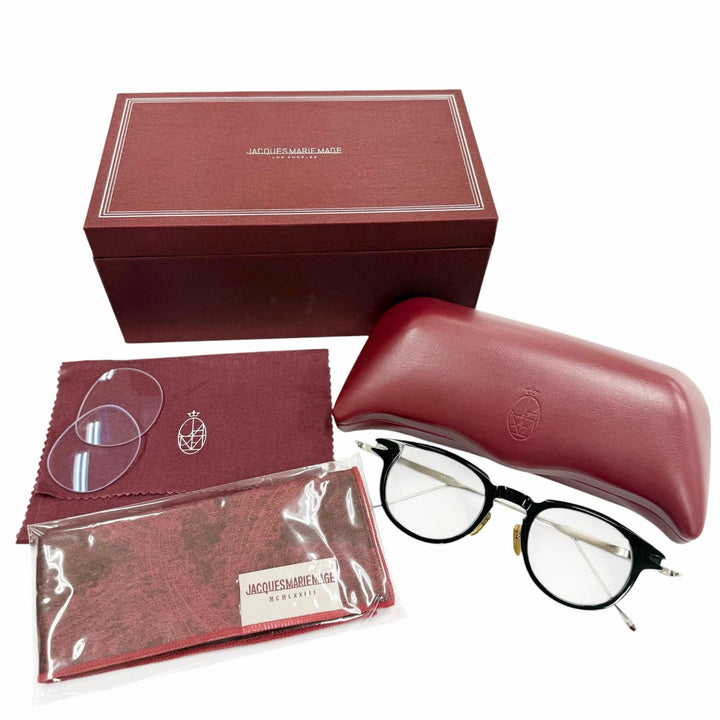 美品▼JACQUESMARIEMAGE ジャックマリーマージュ JMMCVAF01 CREVEL 383/50 世界限定500本生産品 メガネ 眼鏡 47□23 定価159500円 箱付