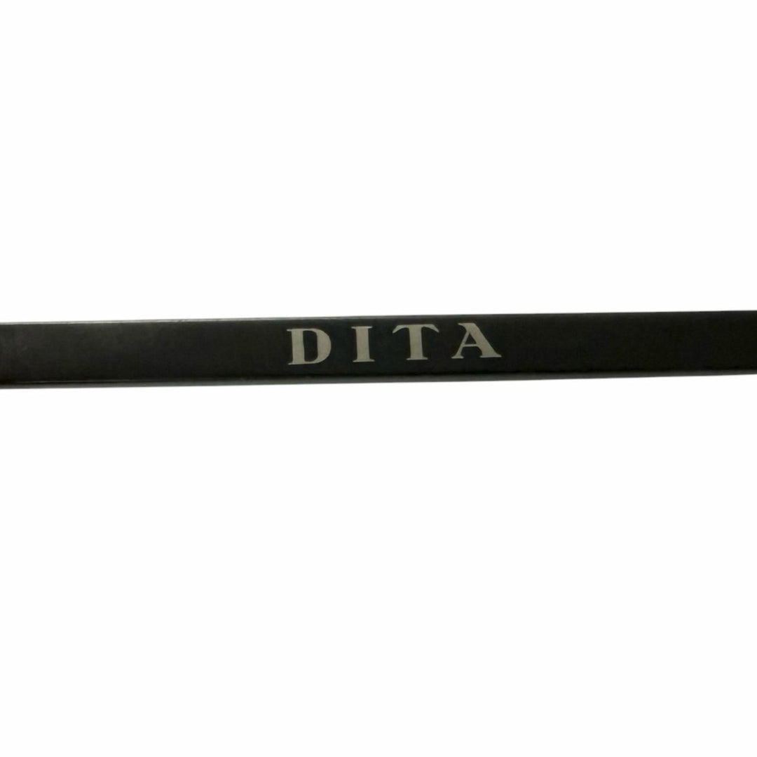 極美品□DITA ディータ DTX125 LINDSTRUM スクエアフレーム メガネ 眼鏡 アイウェア ブラック ゴールド 51□20-140 日本製 定価123200円