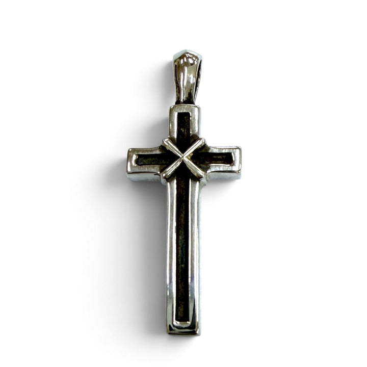 美品▼CHROME HEARTS クロムハーツ MAPLE SOAP CROSS メイプルソープクロス 925 ペンダントトップ シルバー 重量2.71g メンズ レディース