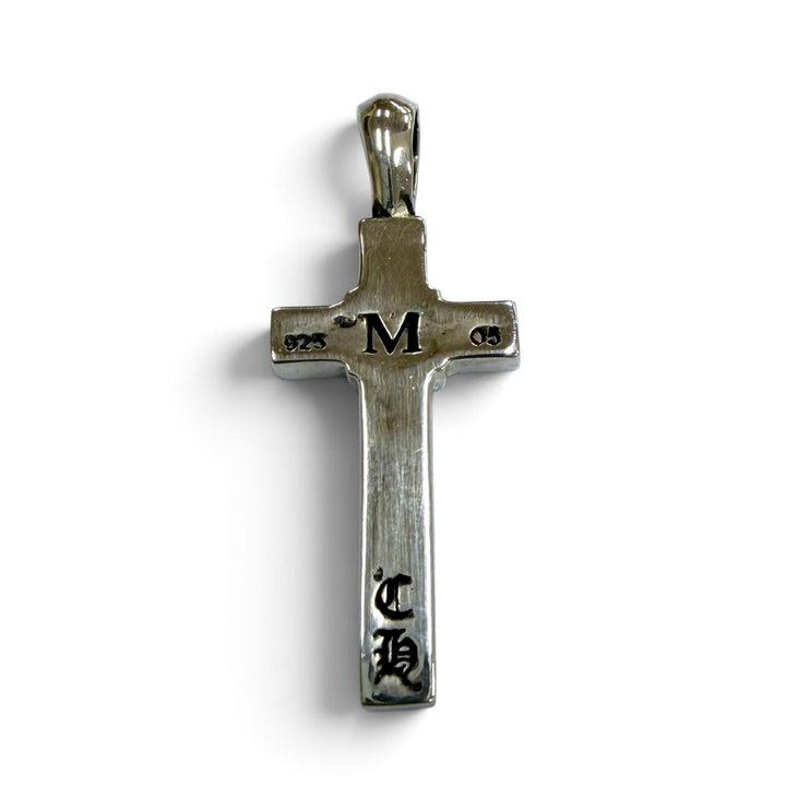 美品▼CHROME HEARTS クロムハーツ MAPLE SOAP CROSS メイプルソープクロス 925 ペンダントトップ シルバー 重量2.71g メンズ レディース