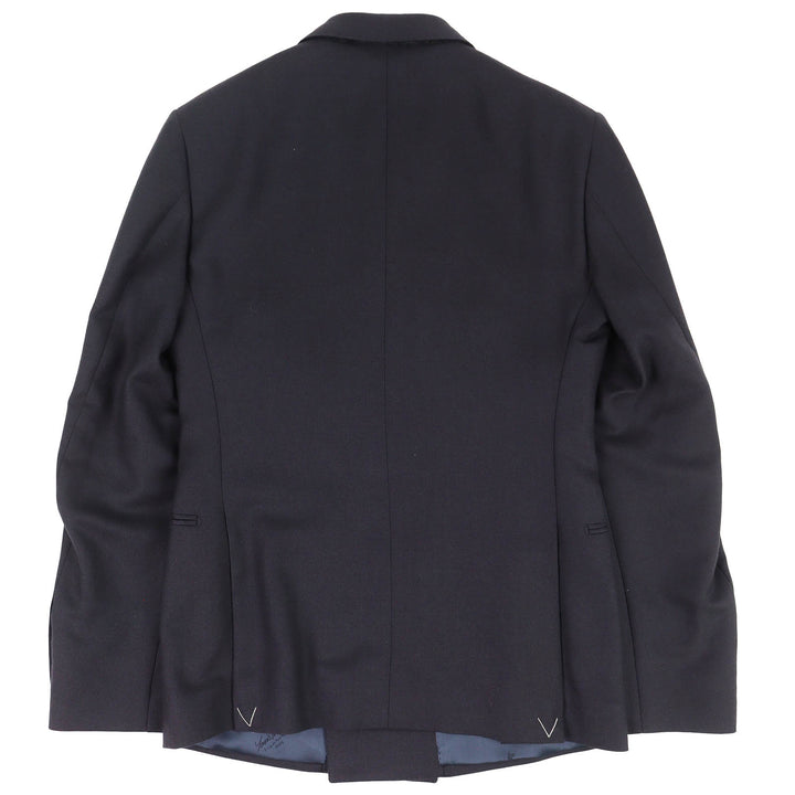 未使用△LOUIS VUITTON ルイヴィトン 23AW 1AFW57 ダブルブレステッドカシミヤアンドウールブレンドポンヌフジャケット グレー 44 正規品