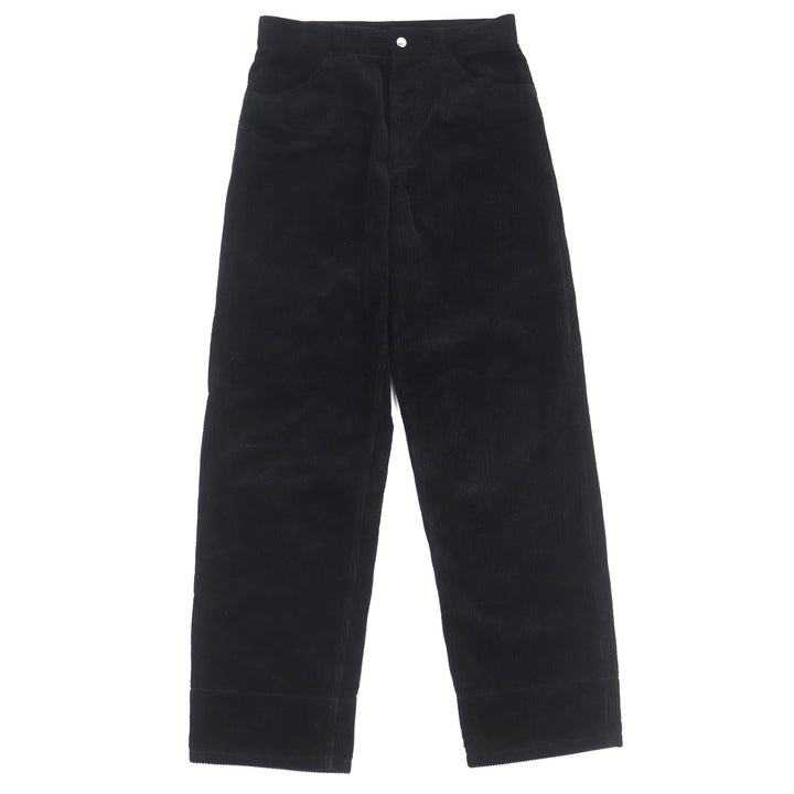 極美品△JIL SANDER+ ジルサンダープラス JPUT311055 コットン100％ コーデュロイパンツ フルレングスパンツ ブラック 44 伊製 正規品