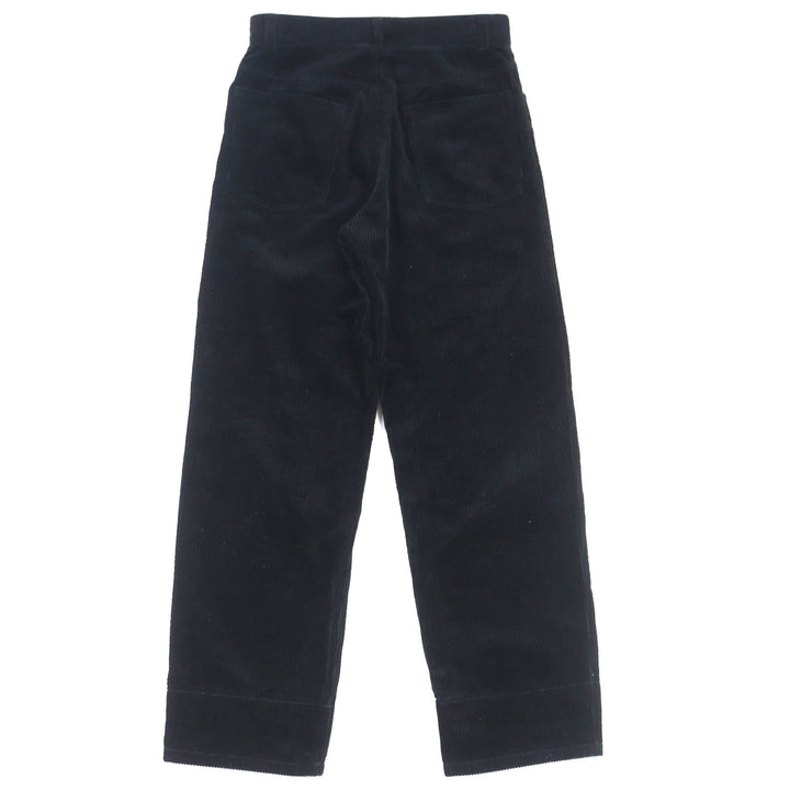 極美品△JIL SANDER+ ジルサンダープラス JPUT311055 コットン100％ コーデュロイパンツ フルレングスパンツ ブラック 44 伊製 正規品
