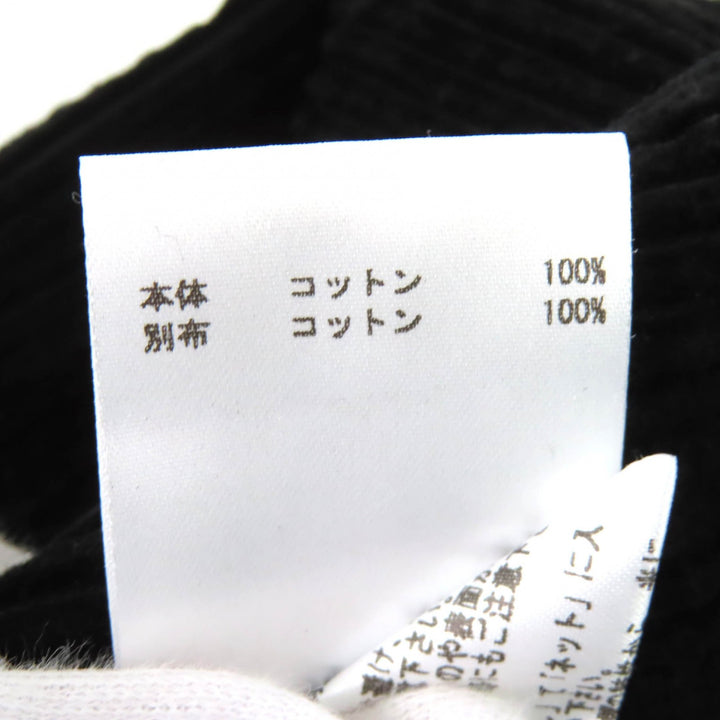 極美品△JIL SANDER+ ジルサンダープラス JPUT311055 コットン100％ コーデュロイパンツ フルレングスパンツ ブラック 44 伊製 正規品