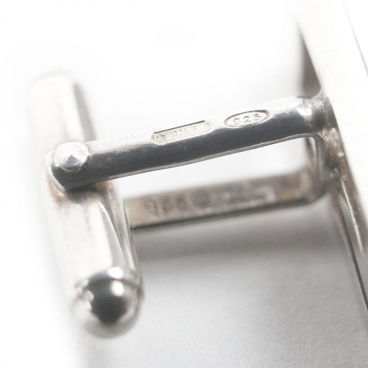 良品□GUCCI グッチ SV925 Gスクエア アクセサリー カフスボタン カフリンクス シルバー 箱・保存袋付き イタリア製 総重量11.57g メンズ