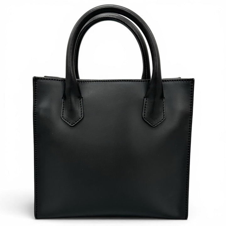 美品▲IACUCCI イアクッチ レザー 2WAY ハンドバッグ ショルダーバッグ ブラック ゴールド金具 イタリア製 レディース