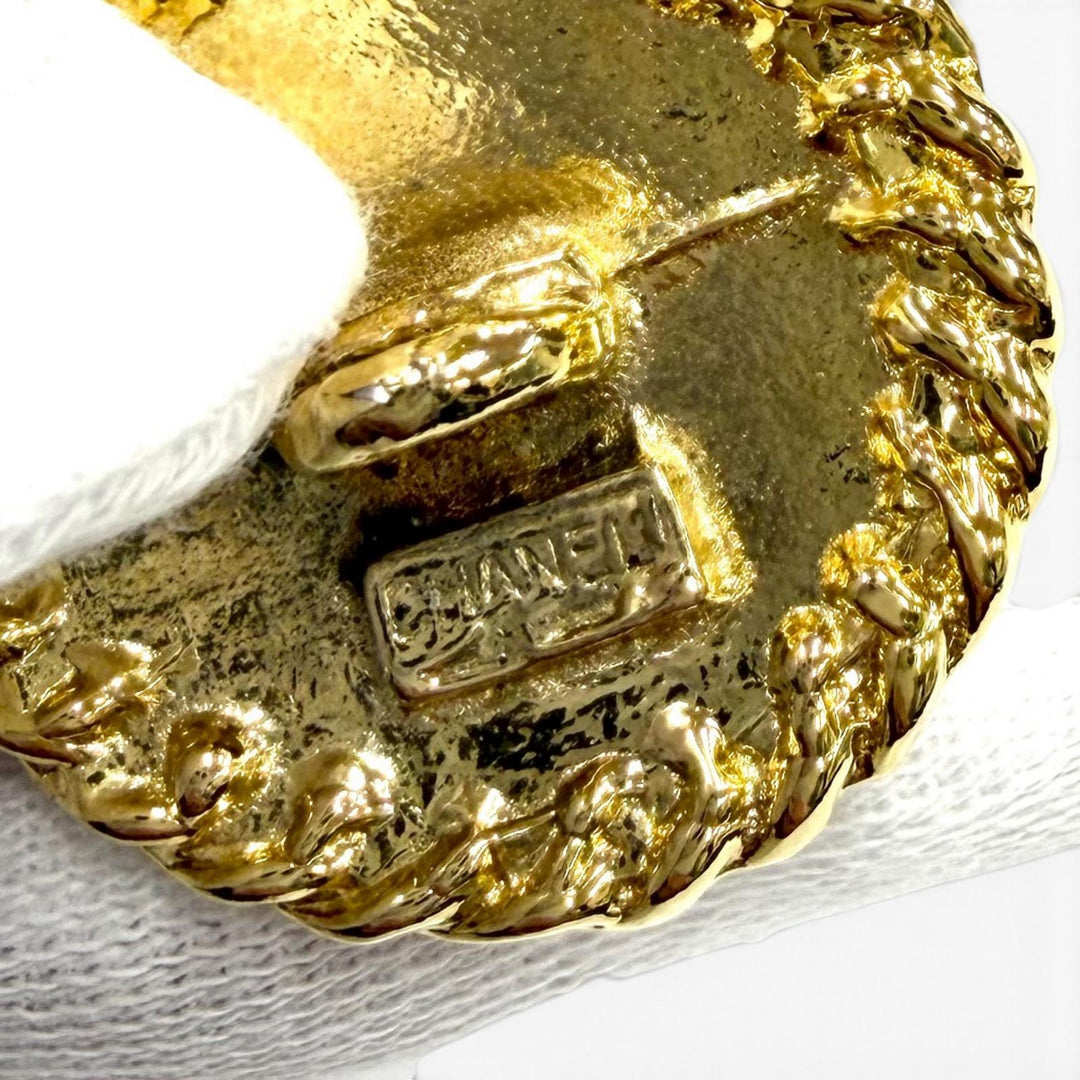 美品★CHANEL シャネル ヴィンテージ ココマーク クラウン ビッグボタン 6個セット ボタン ゴールド レディース