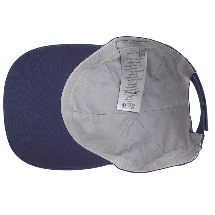 未使用品▲Christian Dior クリスチャンディオール DENIM TEAR 2023年製 383C911H4511 DIOR TEARS ビジュー装飾 ベースボールキャップ M
