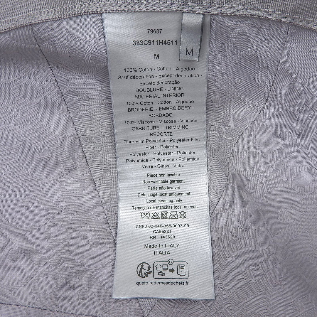 未使用品▲Christian Dior クリスチャンディオール DENIM TEAR 2023年製 383C911H4511 DIOR TEARS ビジュー装飾 ベースボールキャップ M