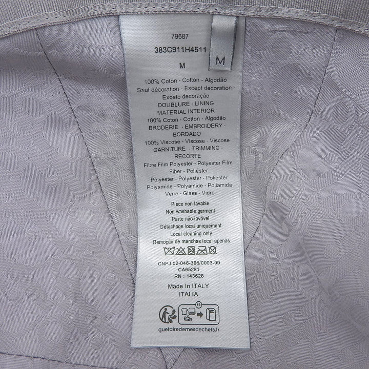 未使用品▲Christian Dior クリスチャンディオール DENIM TEAR 2023年製 383C911H4511 DIOR TEARS ビジュー装飾 ベースボールキャップ M
