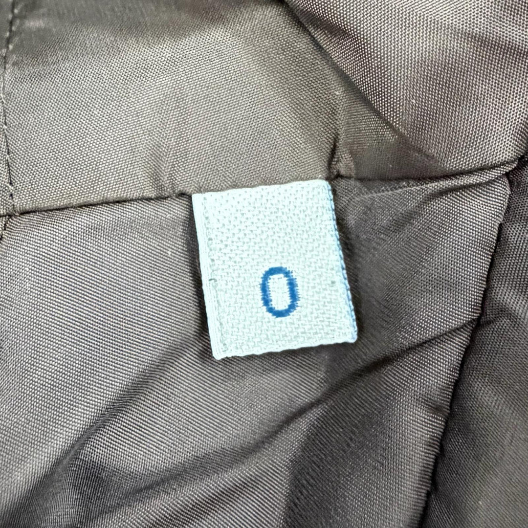 極美品◇MONCLER モンクレール GRILLON 滝沢眞規子着 レザー使い トグルボタン ラクーンファー付 ダウンジャケット 茶 0 レディース