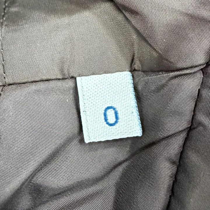 極美品◇MONCLER モンクレール GRILLON 滝沢眞規子着 レザー使い トグルボタン ラクーンファー付 ダウンジャケット 茶 0 レディース