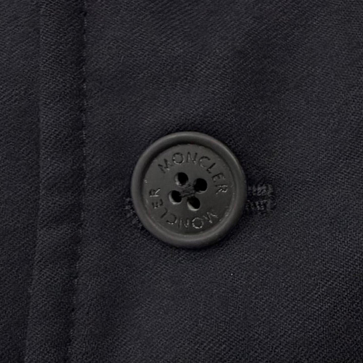 美品▼MONCLER モンクレール VERNOUX ヴェルヌ ウール フーデッド レイヤードデザイン テーラード ダウンジャケット 希少大きいサイズ5