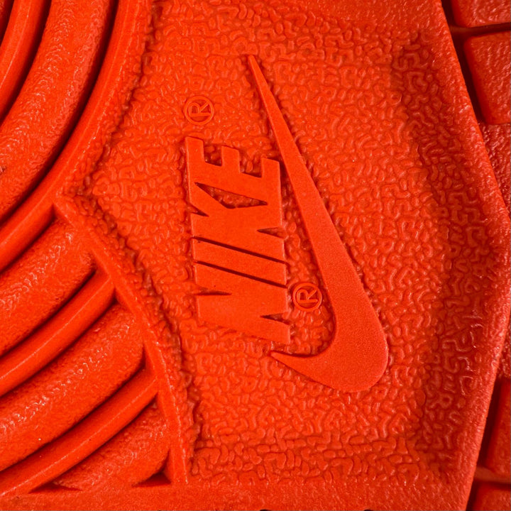 未使用品▲NIKE ナイキ 850477-101 DUNK RETRO QS シラキュース ダンク ハイ ハイカットスニーカー オレンジ ホワイト 26cm メンズ 箱付