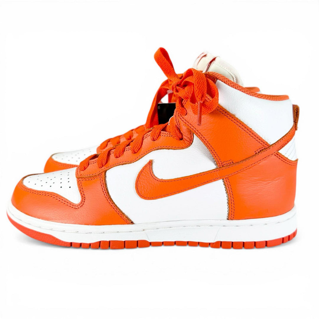 未使用品▲NIKE ナイキ 850477-101 DUNK RETRO QS シラキュース ダンク ハイ ハイカットスニーカー オレンジ ホワイト 26cm メンズ 箱付