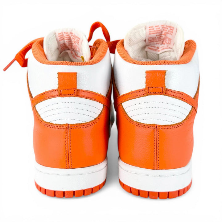 未使用品▲NIKE ナイキ 850477-101 DUNK RETRO QS シラキュース ダンク ハイ ハイカットスニーカー オレンジ ホワイト 26cm メンズ 箱付
