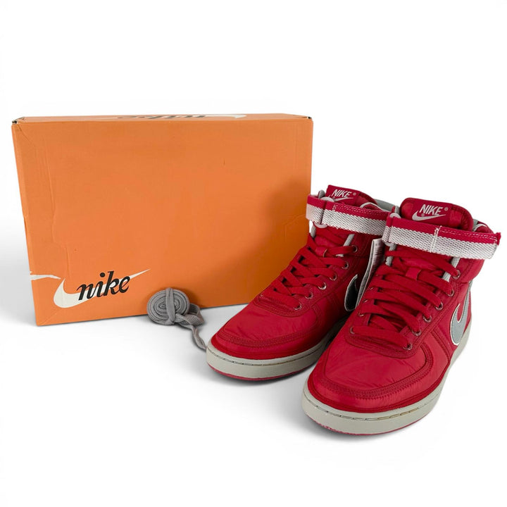 未使用品▲NIKE ナイキ 325317-601 VANDAL HIGH SUPREME ヴィンテージ ベルクロ ハイカットスニーカー レッド グレー 27.5cm メンズ 箱付