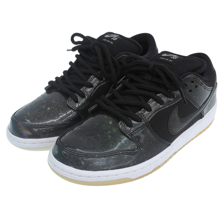 未使用品▲NIKE ナイキ 883232-001 SB DUNK LOW TRD QS ギャラクシー メッシュ レザー スニーカー ブラック系 27cm メンズ 箱付き