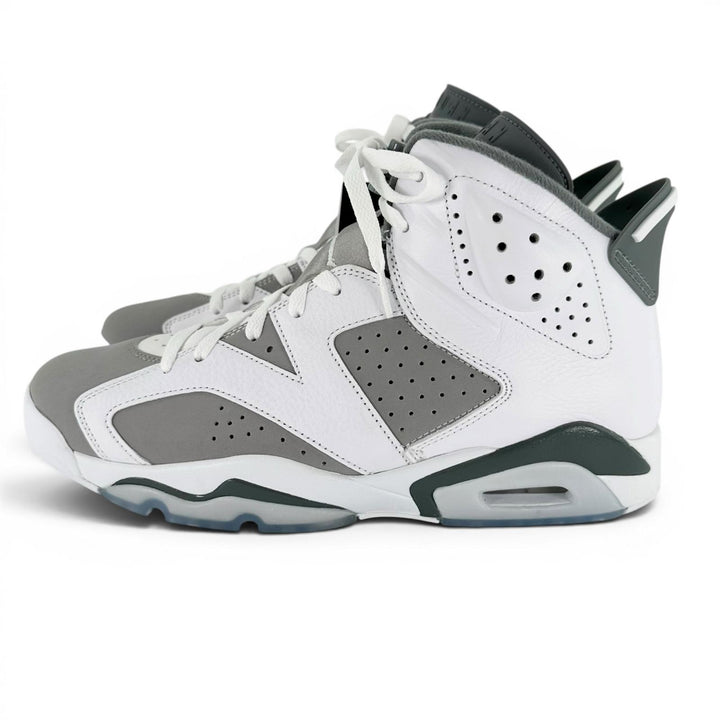 未使用品▲NIKE ナイキ CT8529-100 AIR JORDAN 6 RETRO JORDAN BRAND レザー ハイカットスニーカー ホワイト グレー 28.5cm メンズ 箱付