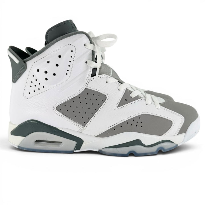未使用品▲NIKE ナイキ CT8529-100 AIR JORDAN 6 RETRO JORDAN BRAND レザー ハイカットスニーカー ホワイト グレー 28.5cm メンズ 箱付