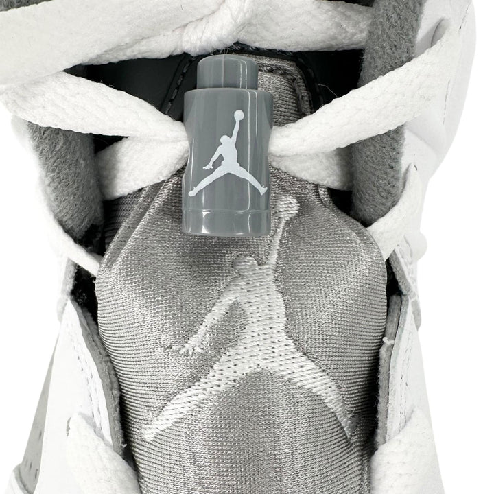 未使用品▲NIKE ナイキ CT8529-100 AIR JORDAN 6 RETRO JORDAN BRAND レザー ハイカットスニーカー ホワイト グレー 28.5cm メンズ 箱付