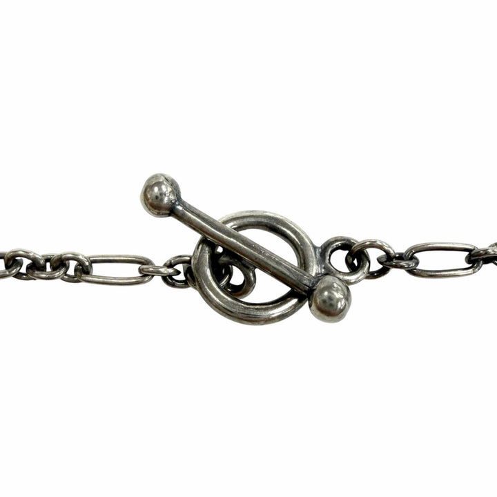 美品◇Georg Jensen ジョージジェンセン 925 オニキス 2004 ネックレス ペンダント シルバー ブラック 重量10.38g レディース 箱付き