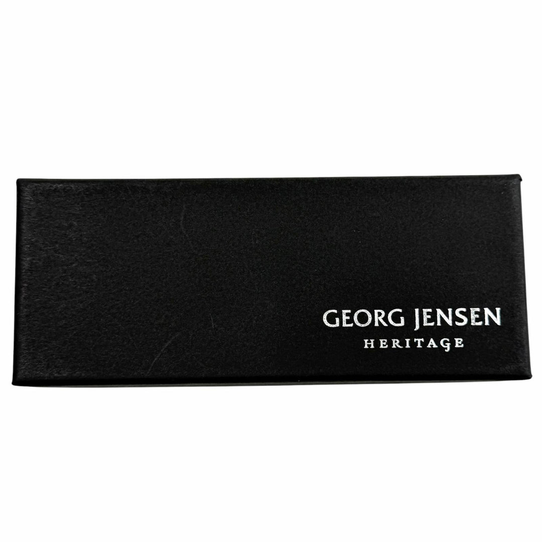 美品◇Georg Jensen ジョージジェンセン 925 オニキス 2004 ネックレス ペンダント シルバー ブラック 重量10.38g レディース 箱付き