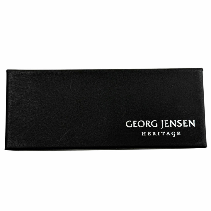 美品◇Georg Jensen ジョージジェンセン 925 オニキス 2004 ネックレス ペンダント シルバー ブラック 重量10.38g レディース 箱付き