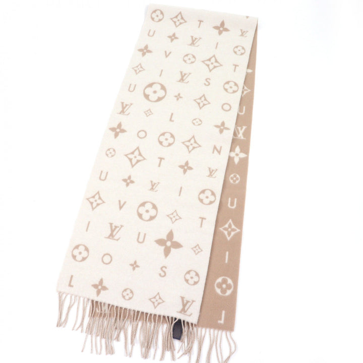 極美品□LOUIS VUITTON ルイヴィトン 2025年製 M97660 マフラー・レイキャビック クラウド カシミヤ100％ ベージュ イタリア製 正規品