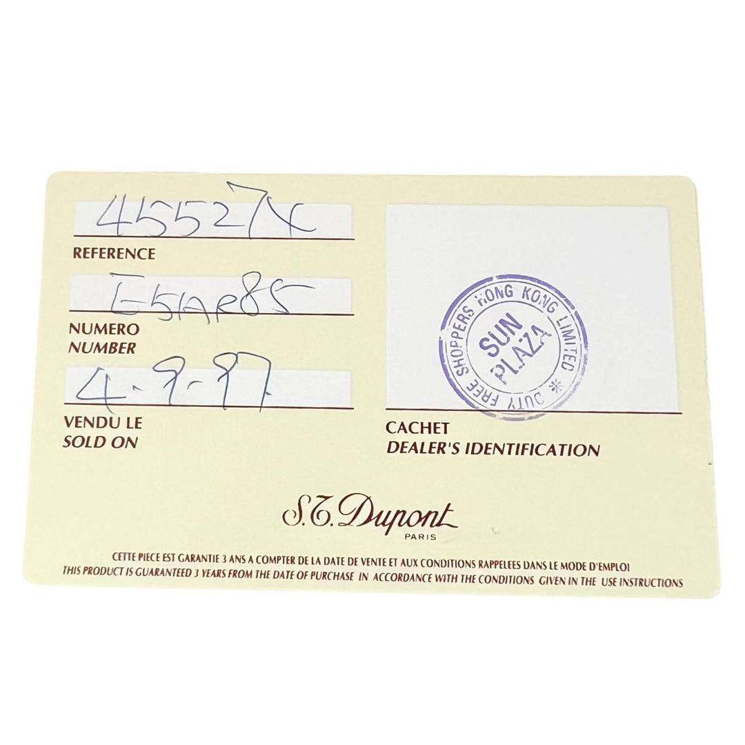 極美品▲Dupont デュポン FIDELIO フィデリオ ツイスト式 ボールペン 筆記具 ブラック ゴールド フランス製 メンズ 箱付き