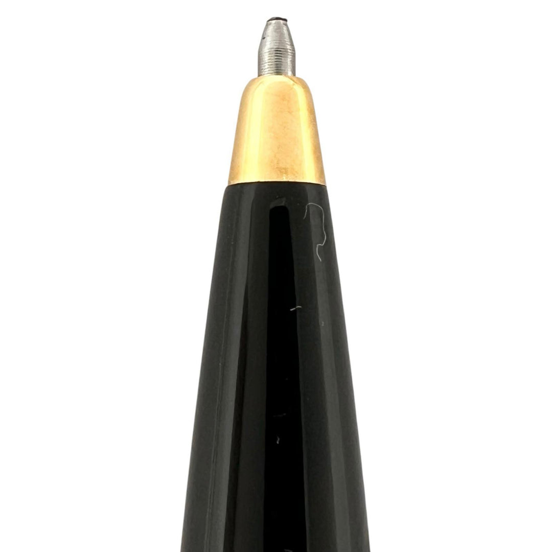 極美品▲Dupont デュポン FIDELIO フィデリオ ツイスト式 ボールペン 筆記具 ブラック ゴールド フランス製 メンズ 箱付き