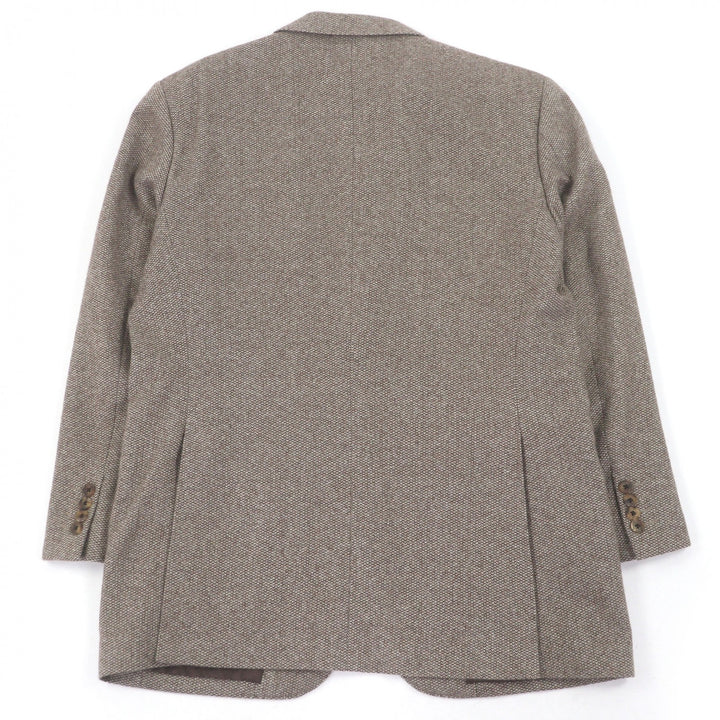 美品□BURBERRY LONDON バーバリーロンドン カシミヤ100% シングル ツイードジャケット テーラードジャケット 96-86-170 日本製　正規品