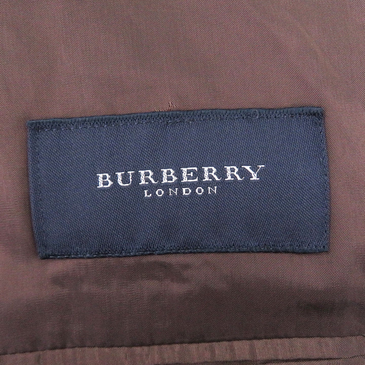 美品□BURBERRY LONDON バーバリーロンドン カシミヤ100% シングル ツイードジャケット テーラードジャケット 96-86-170 日本製　正規品