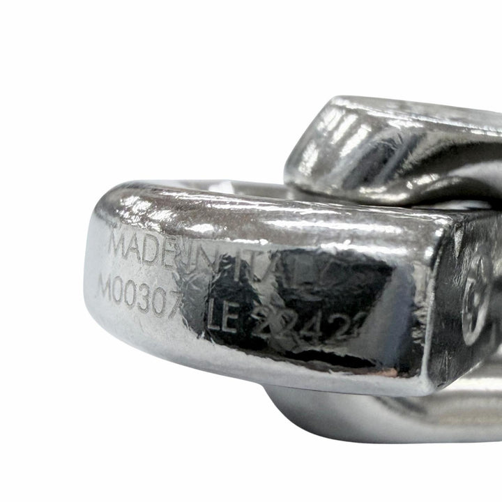 美品▼LOUIS VUITTON ルイヴィトン 2022年製 M00307 コリエ チェーン モノグラム ネックレス シルバー メンズ 定価129800円 箱・保存袋付