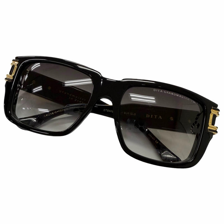 極美品□DITA ディータ DTS402 GRANDMASTER-TWO 10years LIMITED EDITION 198/1000 サングラス ブラック ゴールド 54□18.5-138 日本製