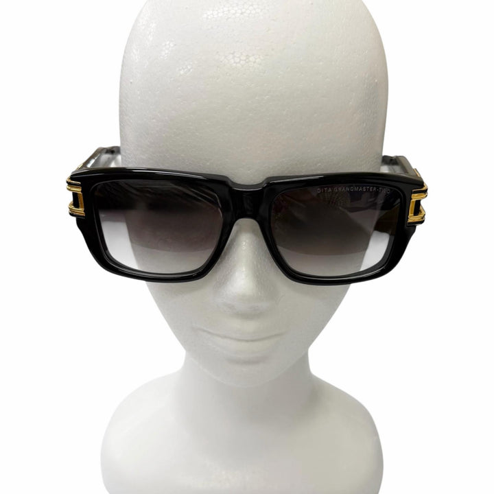 極美品□DITA ディータ DTS402 GRANDMASTER-TWO 10years LIMITED EDITION 198/1000 サングラス ブラック ゴールド 54□18.5-138 日本製
