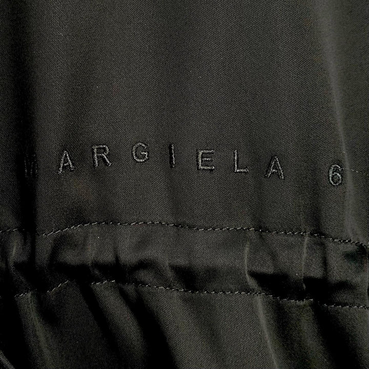未使用品▲MM6 Maison Margiela エムエムシックス メゾンマルジェラ 2024年製 M60488 ロゴ刺繡 ワンピース 14 レディースSサイズ相当