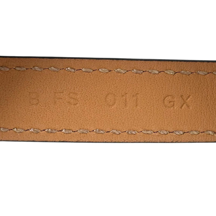 未使用品▲HERMES エルメス ケリー ドゥブルトゥール シェーブル ゴールド金具 ブレスレット ピンク T2 B刻印 フランス製 レディース