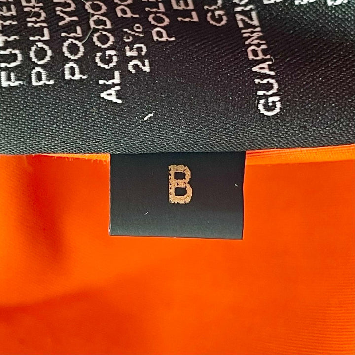 極美品▲HERMES エルメス ボリード ポーチ ミニミニ トワルアッシュ トワルH コスメ トラベルケース オレンジ フランス製 レディース