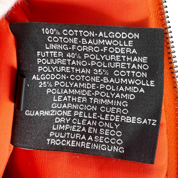 極美品▲HERMES エルメス ボリード ポーチ ミニミニ トワルアッシュ トワルH コスメ トラベルケース オレンジ フランス製 レディース