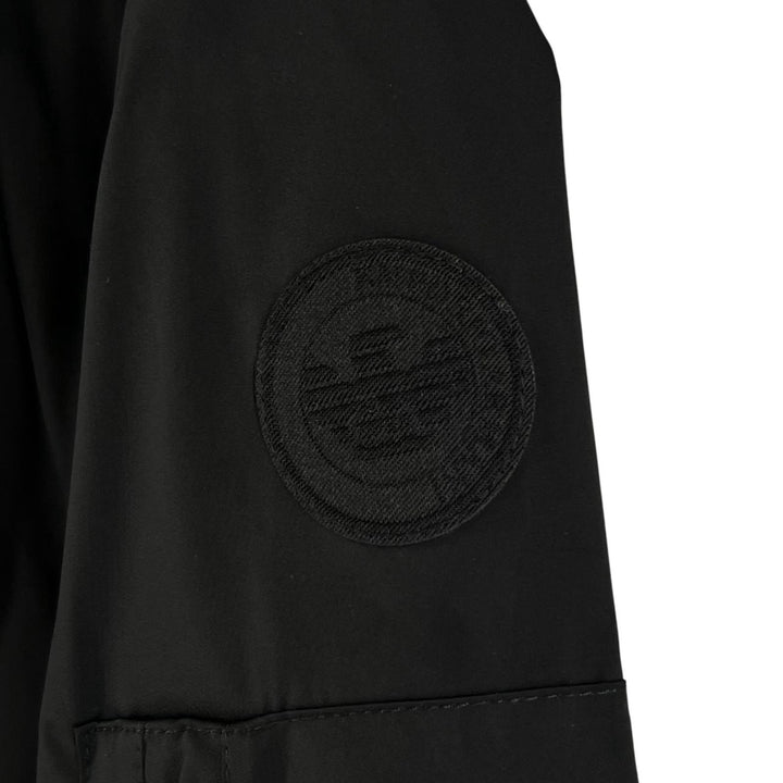 極美品▲EMPORIO ARMANI エンポリオ アルマーニ 3Y1G07 黒タグ ロゴボタン 3WAY ジャケット ベスト ブラック S 正規品 メンズ