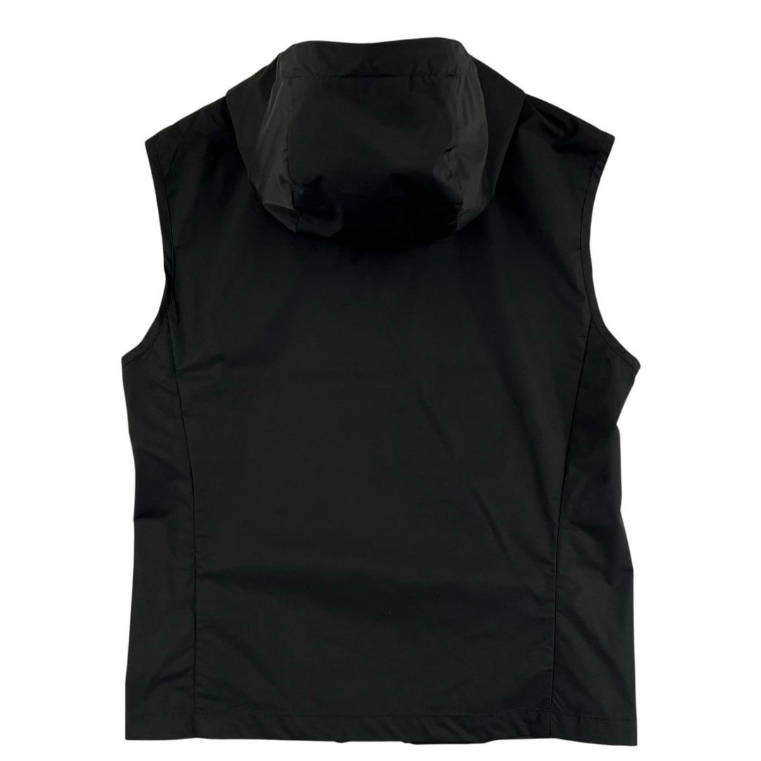 極美品▲EMPORIO ARMANI エンポリオ アルマーニ 3Y1G07 黒タグ ロゴボタン 3WAY ジャケット ベスト ブラック S 正規品 メンズ