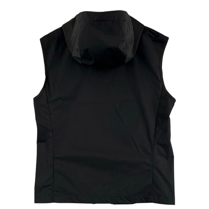極美品▲EMPORIO ARMANI エンポリオ アルマーニ 3Y1G07 黒タグ ロゴボタン 3WAY ジャケット ベスト ブラック S 正規品 メンズ