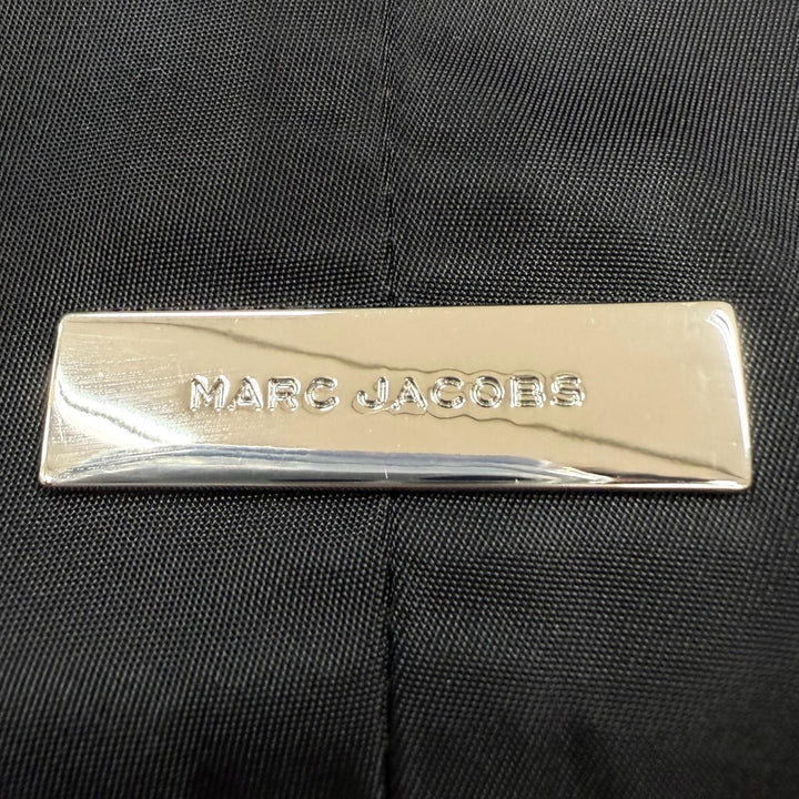 極美品☆MARC JACOBS マークジェイコブス THE BOW NYLON SACK BAG ザ ボウ リボンデザイン ハンドバッグ ブラック レディース
