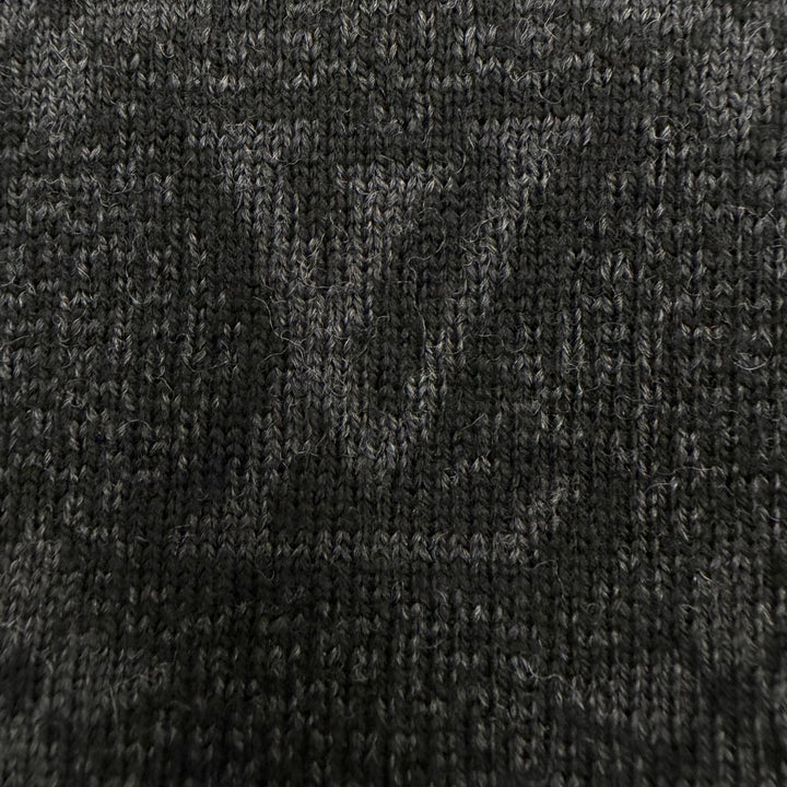 極美品▼LOUIS VUITTON ルイヴィトン 2025年製 M73468 エシャルプ マイ モノグラム エクリプス ウール100% ロゴ刺繍 マフラー 正規品