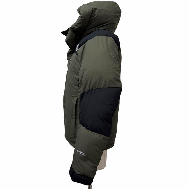 美品□THE NORTH FACE ザ・ノースフェイス ND92240 Baltro Light Jacket GORE-TEX フーデッド ダウンジャケット カーキ M 正規品 メンズ